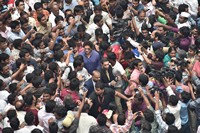 Sachin and Anushka Launching Vijayawada PVP Square Photos